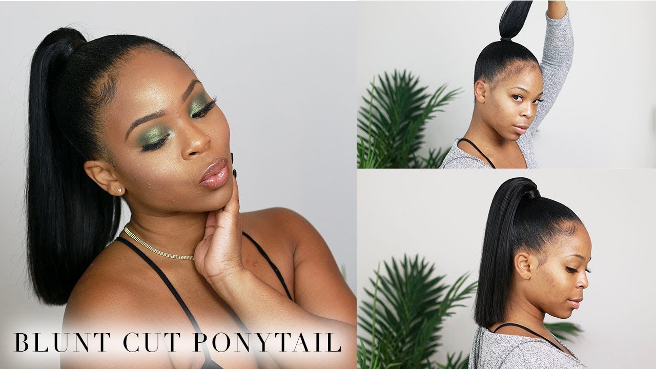 HOW TO: Blunt CUT Genie High Ponytail