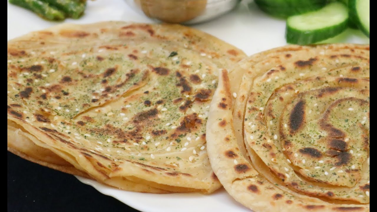 Pudina Lachha Paratha Recipe in Hindi | How to make flaky layered paratha | Paratha | By Arti Dara | Chilli & Chai By Arti Dara