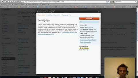 how to add facebook like button to wordpress
