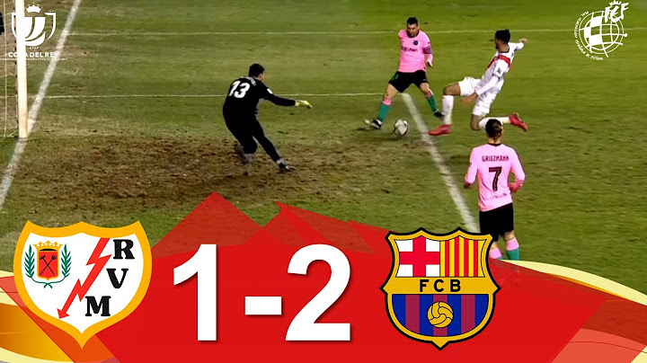 RESUMEN | Rayo Vallecano de Madrid 1-2 FC Barcelona | Octavos de final de la Copa de SM el Rey