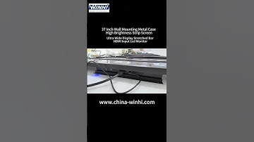 37 Inch Metal Case High Brightness Strip Screen Ultra Wide Stretched Bar HDMI Input LCD Monitor