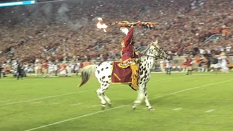 FSU Football Chief Osceola Renegade at Doak Tomaha...