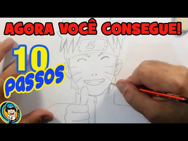 Desenhando o Naruto com os lápis da Staedtler! #naruto #desenhista #la