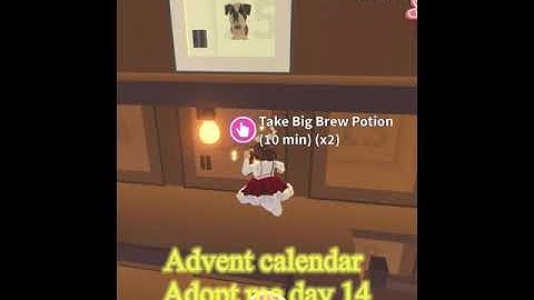 Adopt me advent calendar day 14!