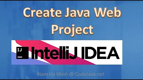 How to Create Java Web Project in IntelliJ IDEA