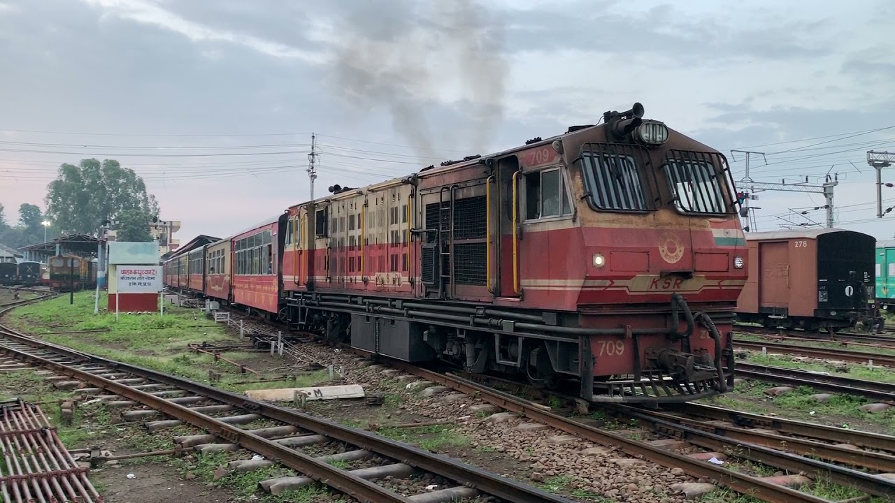 World Heritage Kalka - Shimla Railways departing Kalka