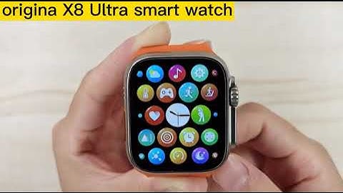 Original X8 Ultra Smart Watch Series 8 NFC Body Temperature Monitor Bluetooth Call Calculator