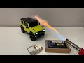 Xiaomi 1/16 Burning🔥Jimny🔥(Сжигаем Джимни) and New Upgrade (towbar, cable and spare wheel)