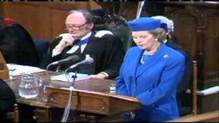 Margaret Thatcher's Sermon on the Mound