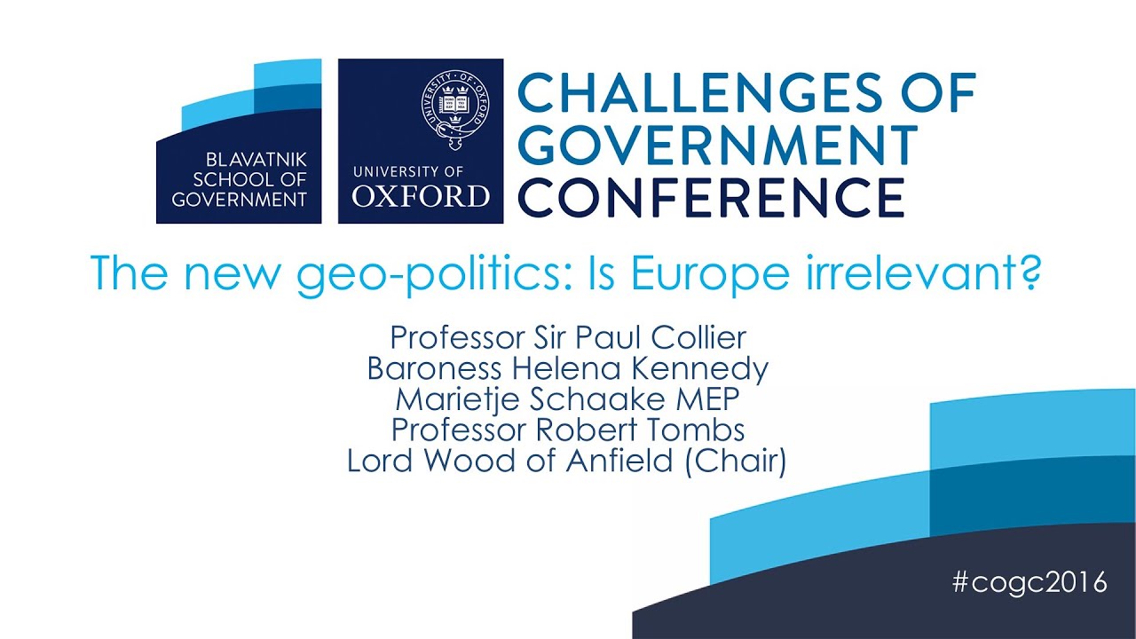 The new geo-politics: Is Europe irrelevant?