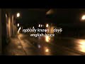 nobody knows - day6 // english lyrics