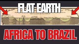 Look What They Showed On This Old Map!😳 Africa To Brazil - Real Earth