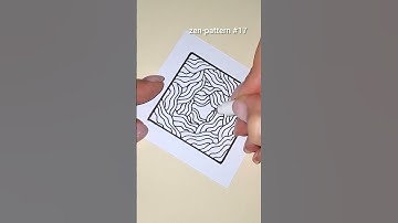 pattern 17 | zentangle pattern series | simple drawing