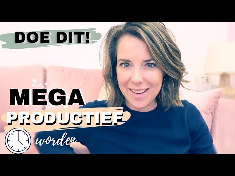 Video: Hoe Om Produktief Te Wees En U Doelwitte Te Bereik