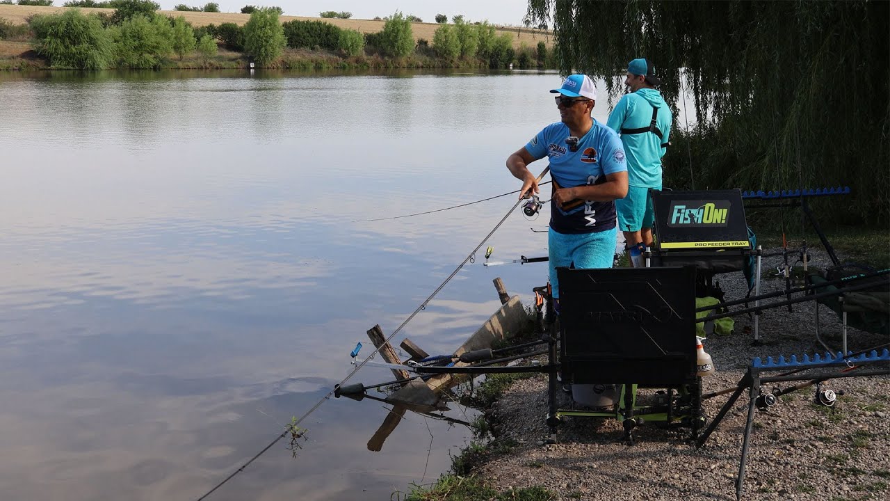 Primul tandem cu Florian Chiforeanu in concurs la method feeder pe Balta Cenusaru