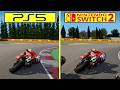 MotoGP 26 Nintendo Switch 2 vs PS5 Graphics Comparison FPS Test