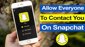 How to allow everyone to contact you on Snapchat?