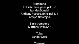 Bard Conservatory Orchestra • May 14, 2022