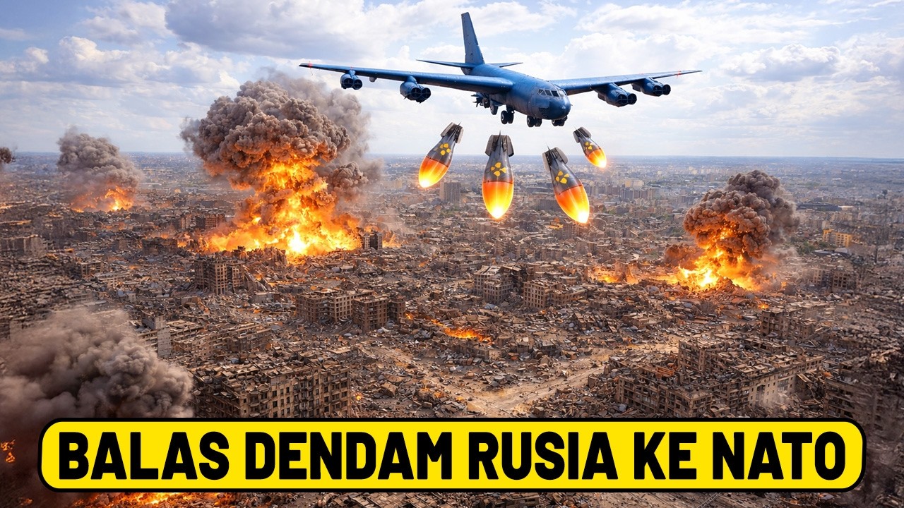 SERANGAN BRUTAL RUSIA KE NEGARA NATO! Putin Ancam Pakai Bom Nuklir Gempur Eropa & Inggris