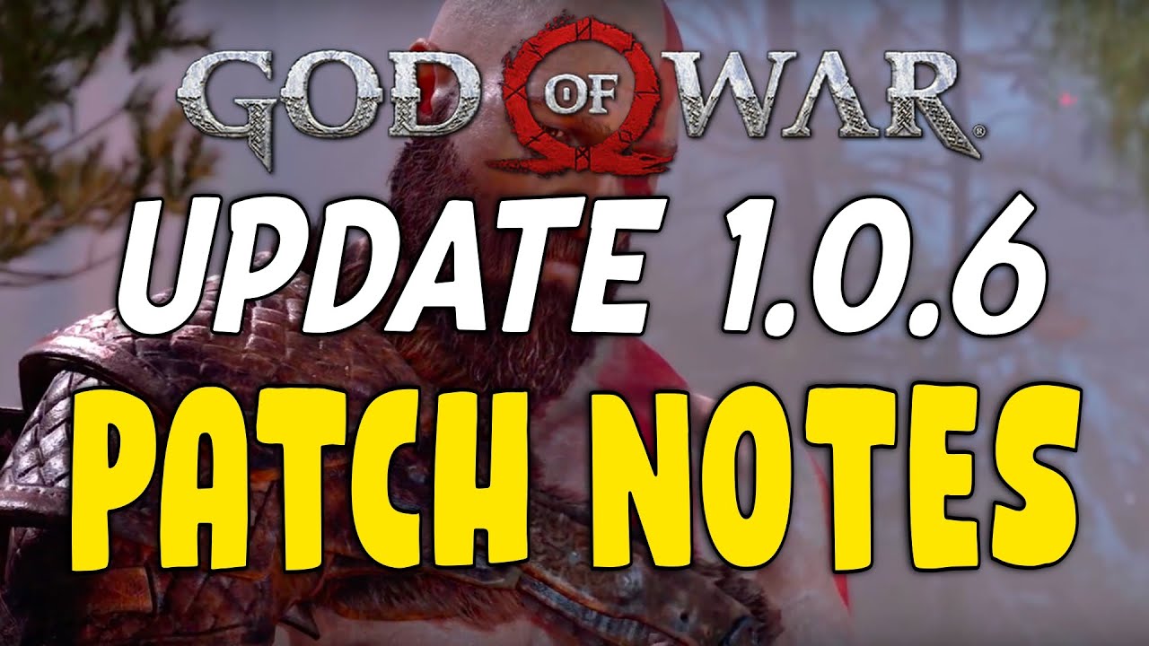 God Of War PC NEW Update 1.0.6 Patch Notes and NEW features - YouTube