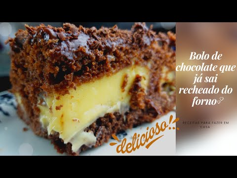 BOLO GELADO DE CHOCOLATE//RECEITA FÁCIL. 