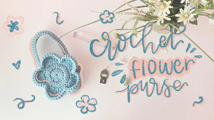 Create an Adorable Crochet Mini Flower Purse!