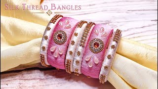 How To Make Very Easy Silk Thread Bangles | Latest Bangles New Designs