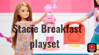 Barbie Stacie - Doll Breakfast Playset