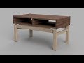 Fusion 360: Krenov Inspired Coffee Table