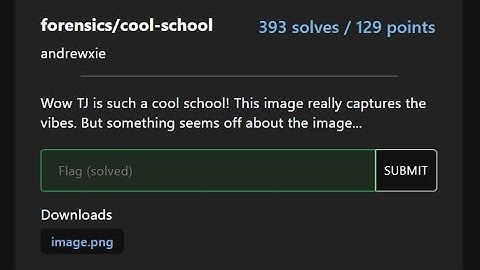 cool-school || TJCTF 2022 || Forensics || GUTI BABA