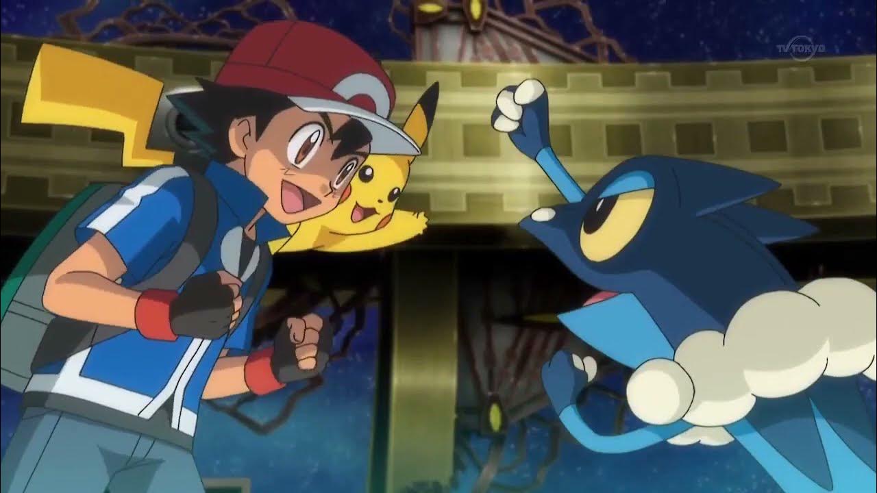 Pokemon XY- Satoshi & Gekogashira/Ash & Frogadier, Chosen Together Towards  the Future - YouTube