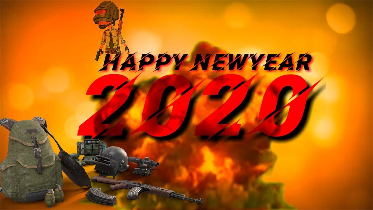 Happy New year 2020 In Pubg Style  Happy New Year Whatsapp Status Video 2020