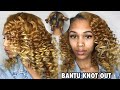 Spiral Bantu Knot Out | How To Get The Perfect Spiral Curls