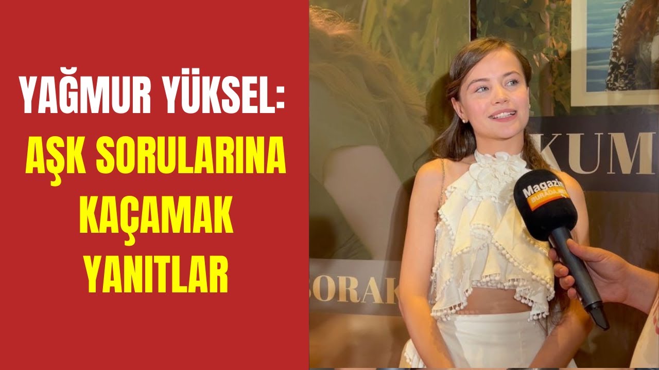 Yağmur Yüksel'den samimi açıklamalar!