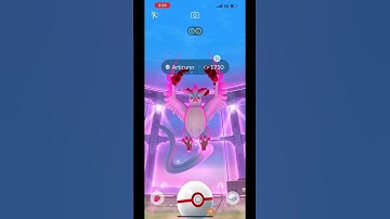 I just got a SHINY dynamax articuno in my fist raid #pokemongo #shiny #dynamax