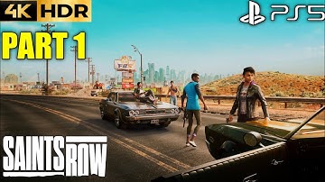 First F#@ling Day Saints Row Reboot 2022 PS5 Gameplay Walkthrough 4K 60FPS HDR Part 1 FULL GAME