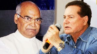 Salmans Father Salim Khan Supports Modis Presidential Candidate Ramnath Kovind Resimi
