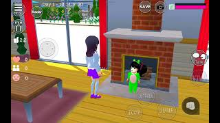 ละครสั้นเรื่องพี่สาวใจร้ายกับน้องสุดป่วน 😆😁#เกมซากุระ#sakuraschoolsimulator