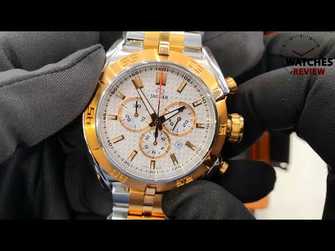 unboxing jaguar watch (J856/1) chronograph swiss made - YouTube