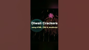 Diwali Crackers 🎇 using HTML, CSS and JavaScript #ai #html #css #javascript happy diwali #diwali