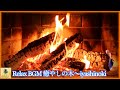 暖炉。焚き火、の炎とパチパチ音で癒される。[睡眠用BGM] Fireplace. Healed by the flames and crackling sounds of the bonfire.