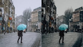 cinematic editing in mobile lightroom || rainy day photo editing in mobile lightroom screenshot 5