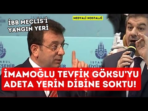 İBB MECLİSİ YANGIN YERİ! Ekrem İmamoğlu Tevfik Göksu'ya Öyle Bir Yanıt Verdi Ki...