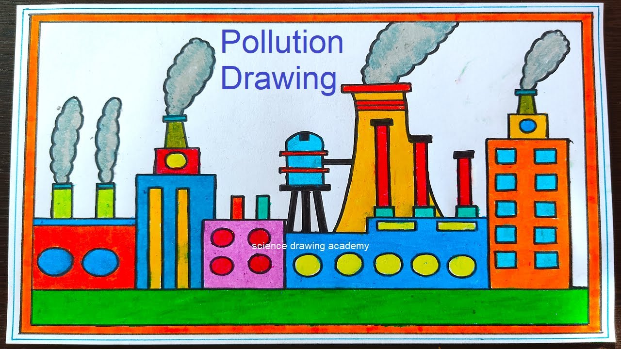 Aggregate more than 85 water pollution easy drawing super hot -  xkldase.edu.vn