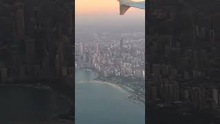 On Approach to ORD Chicago aboard Airbus A319