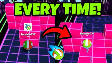 HOW TO JUMP OVER BLOCK DASH BLOCKS *EVERY TIME* in Stumble Guys | 0.53 Ball Emote 🏐