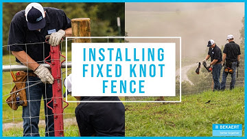 Installing Fixed Knot Fence | Do