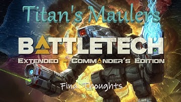 BATTLETECH Extended Commander