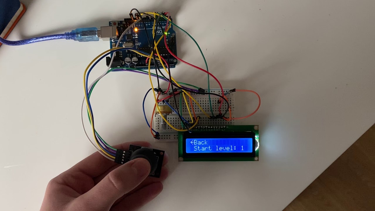 Arduino LCD - Joystick menu - YouTube