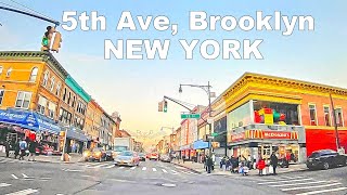 Beautiful Afternoon Drive - 5th Ave, Brooklyn, NY